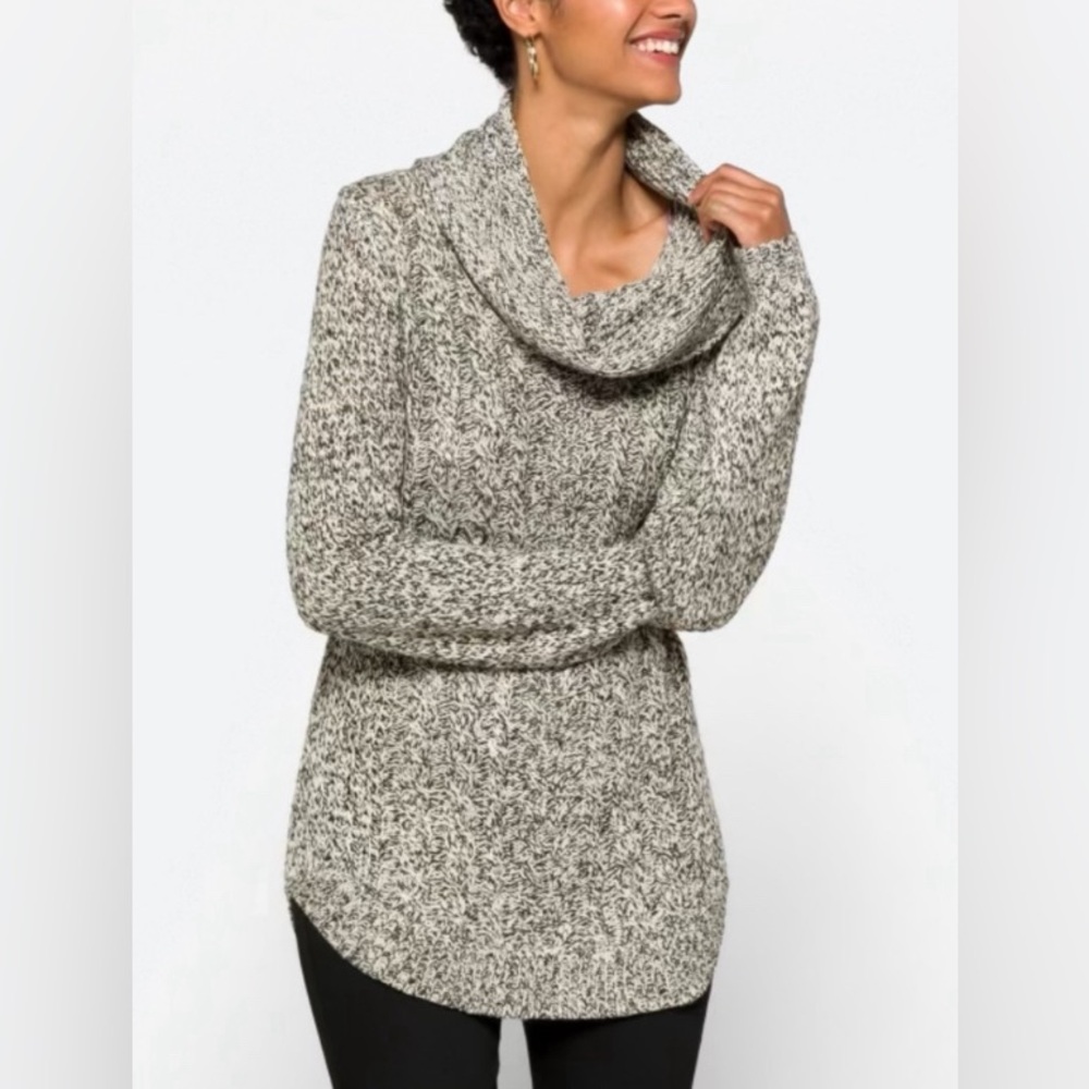 Stitchfix RD Style cowl neck cable knit sweater